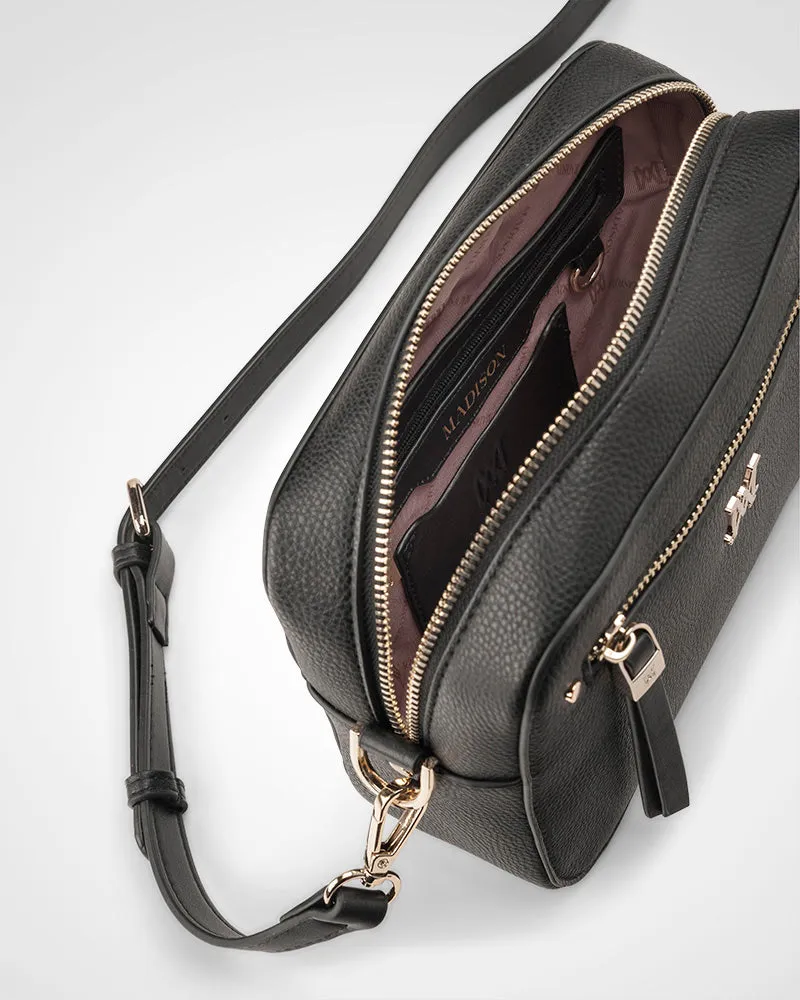 Molly Camera Crossbody Bag   Monogram Stripe Bag Strap