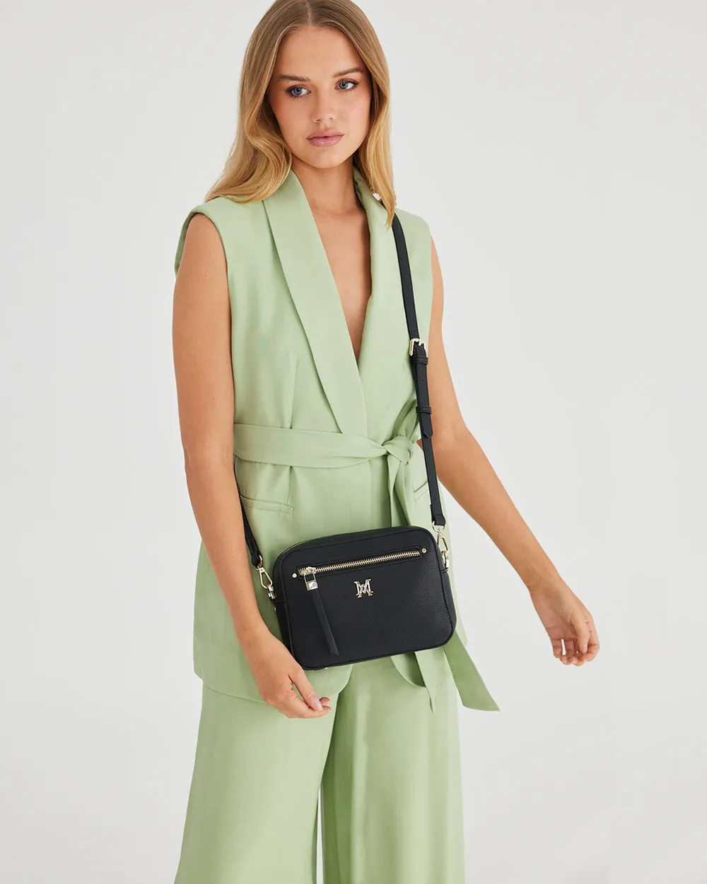 Molly Camera Crossbody Bag   Monogram Stripe Bag Strap