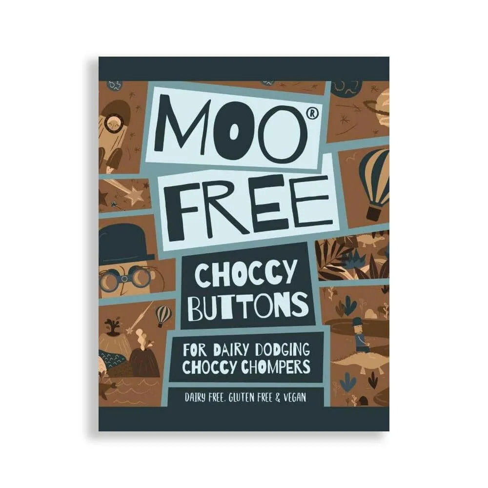 Moo Free Milk Chocolate Buttons 25g