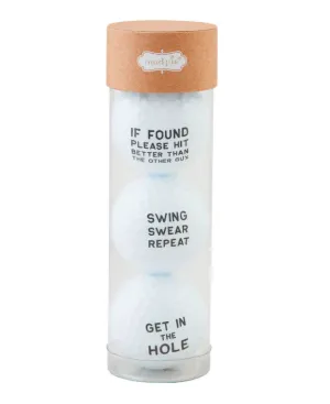 Mud Pie Triple Golf Ball Set