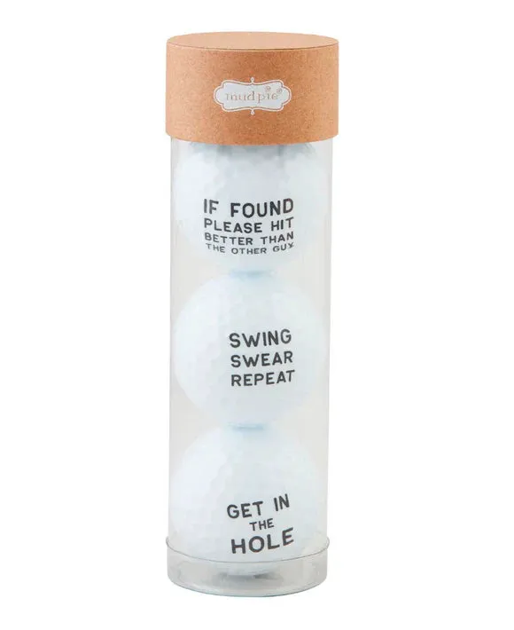 Mud Pie Triple Golf Ball Set