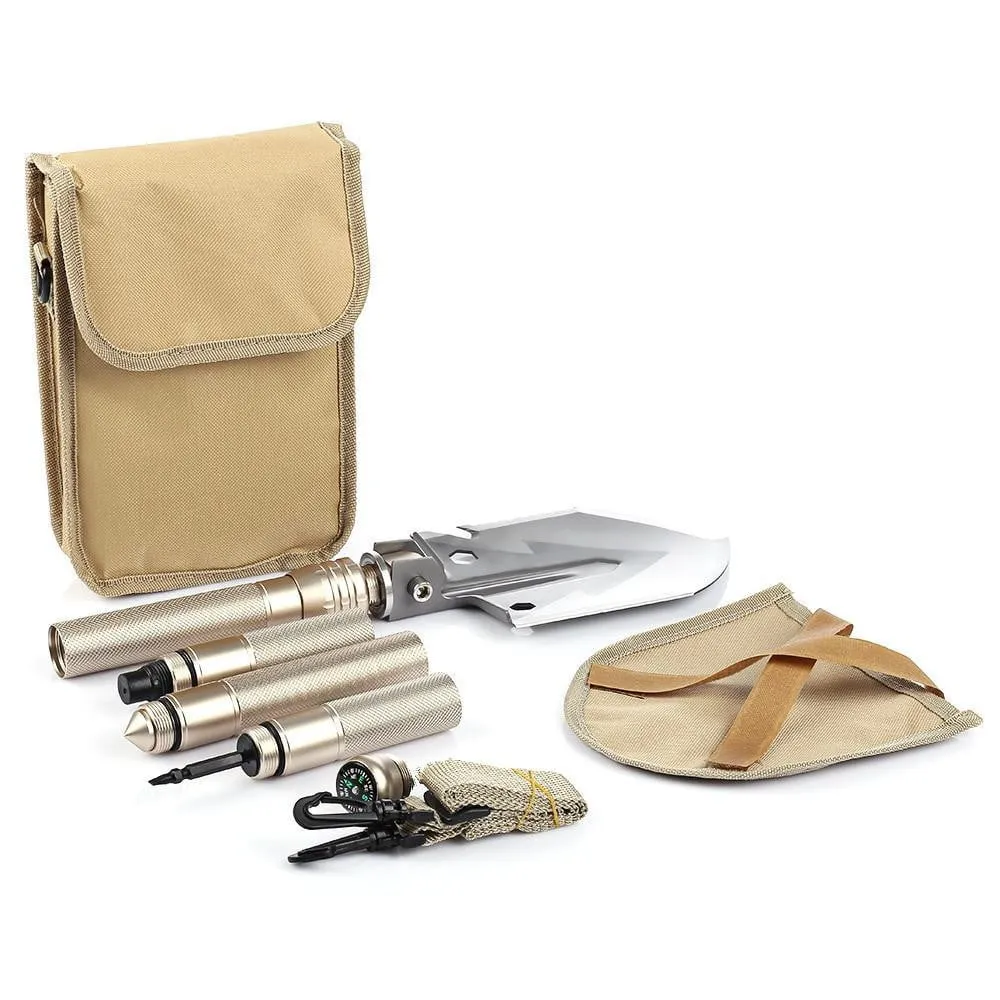 Multifunctional Camping Tactical Military Survival Folding Shovel