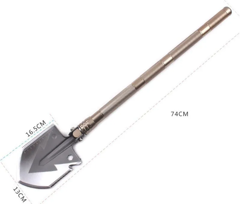 Multifunctional Camping Tactical Military Survival Folding Shovel