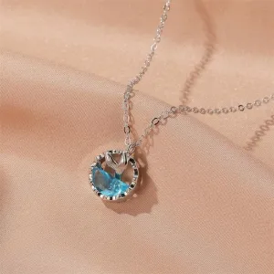 Ocean Blue Mermaid Necklace
