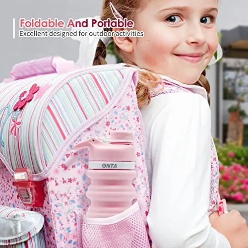 ONTA Collapsible Water Bottle- BPA Free Silicone Foldable Water Bottle