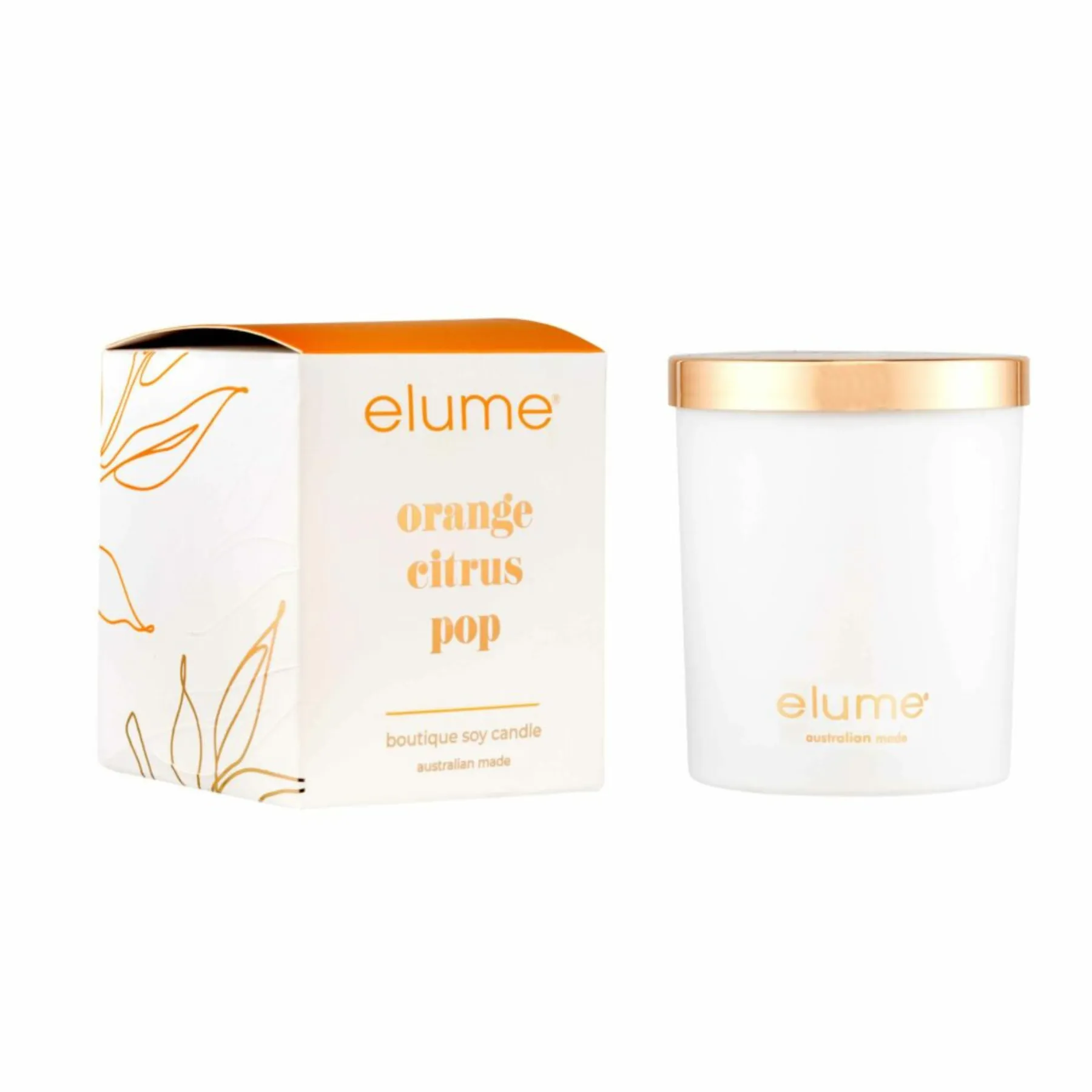 Orange Citrus: Elume Boutique Soy Candle