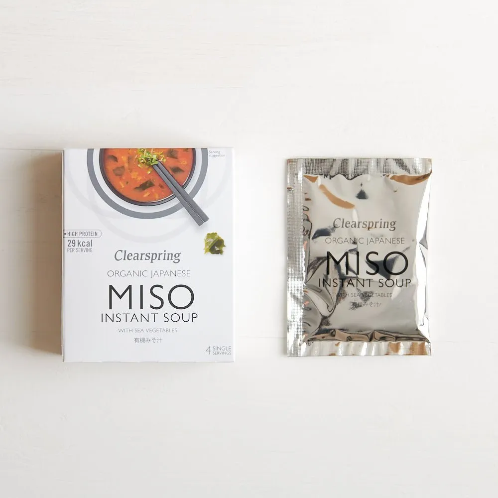 Organic Instant Miso Soup - With Sea Vegetables (8 Pack)