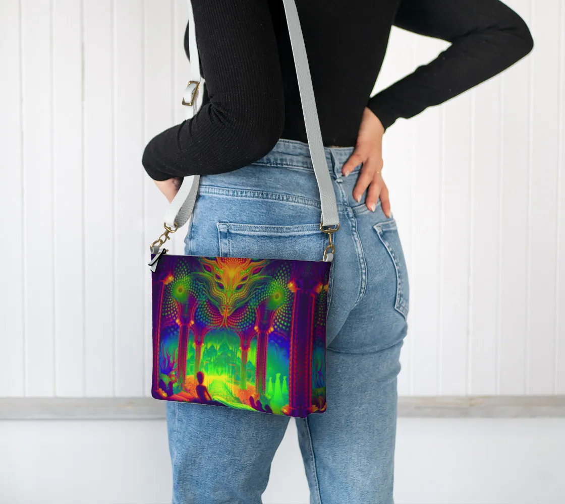 PADAWAN VEGAN LEATHER CORSSBODY PURSE | SALVIA DROID