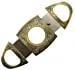 Pardo Cigar Cutter Engraved Stainless Steel - Silver - Straight Cut, Double Blade