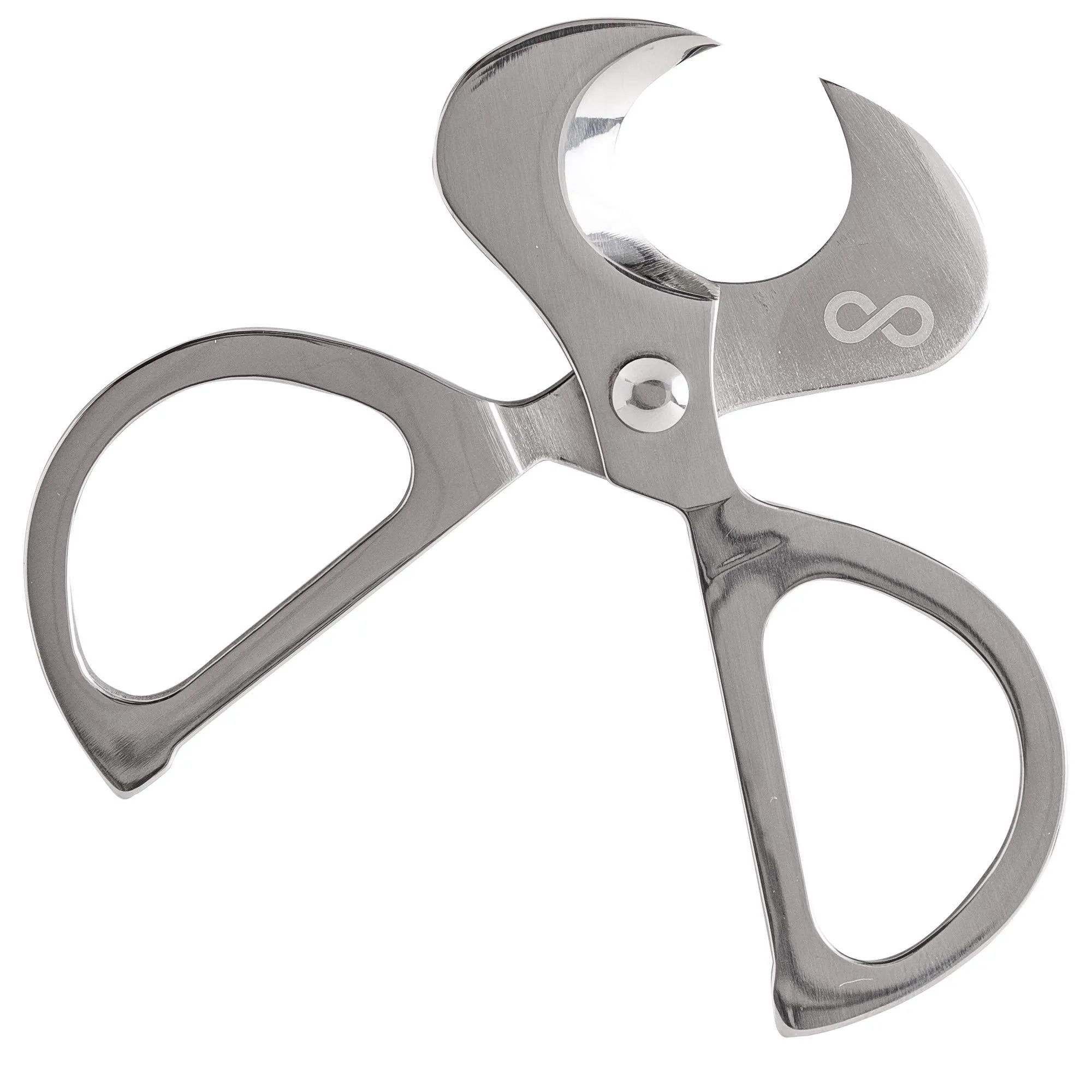 Pardo Cigar Scissors Cutter, Stainless Steel Guillotine Double Blade Straight Cut
