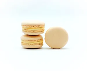 Peach Vegan Macarons