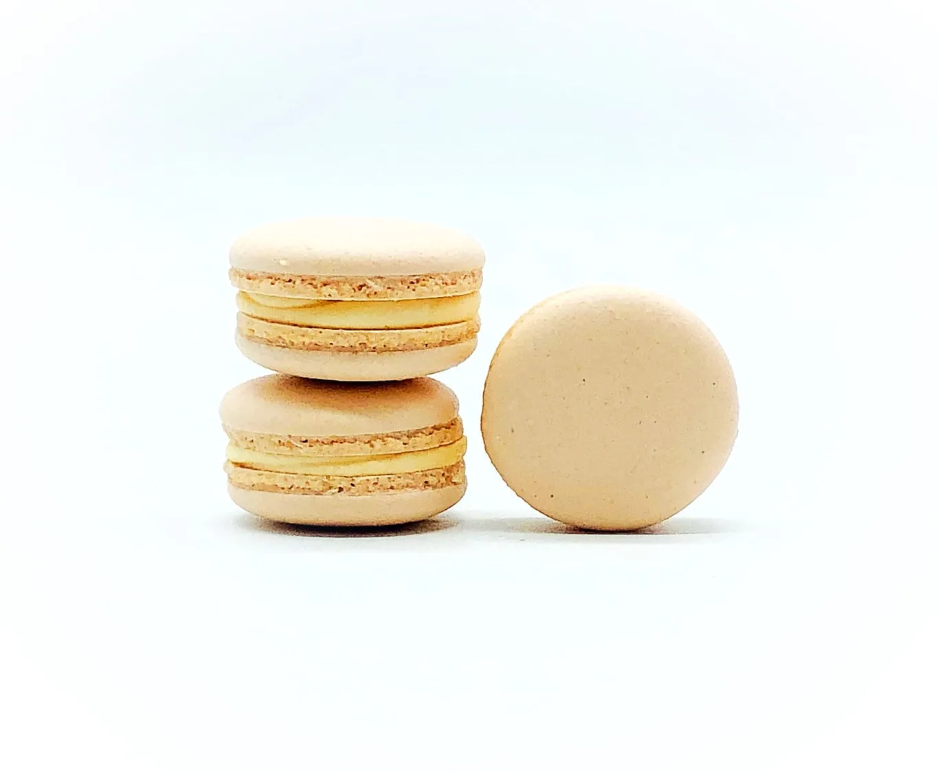 Peach Vegan Macarons