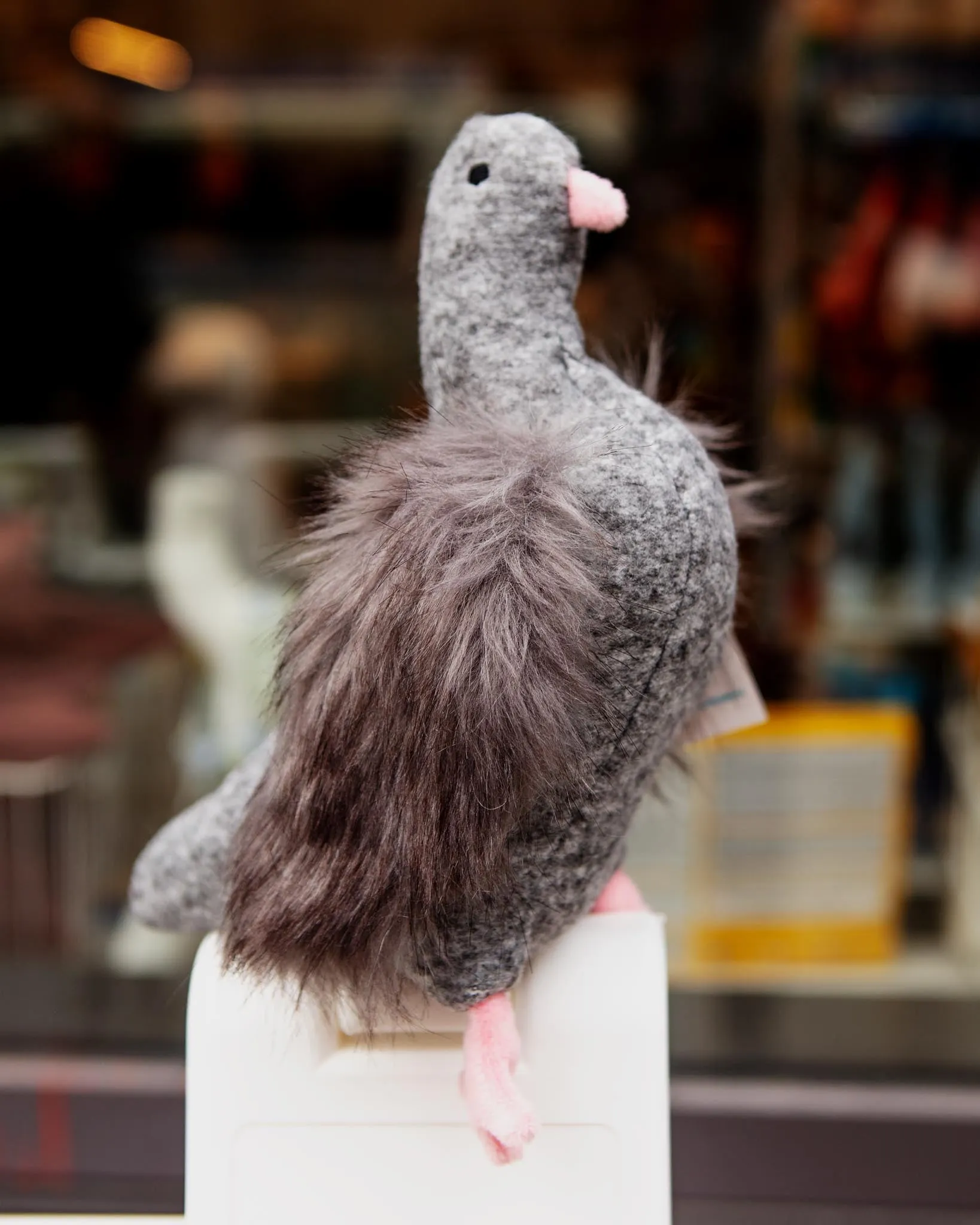 Pecky Pigeon Squeaky Dog Toy