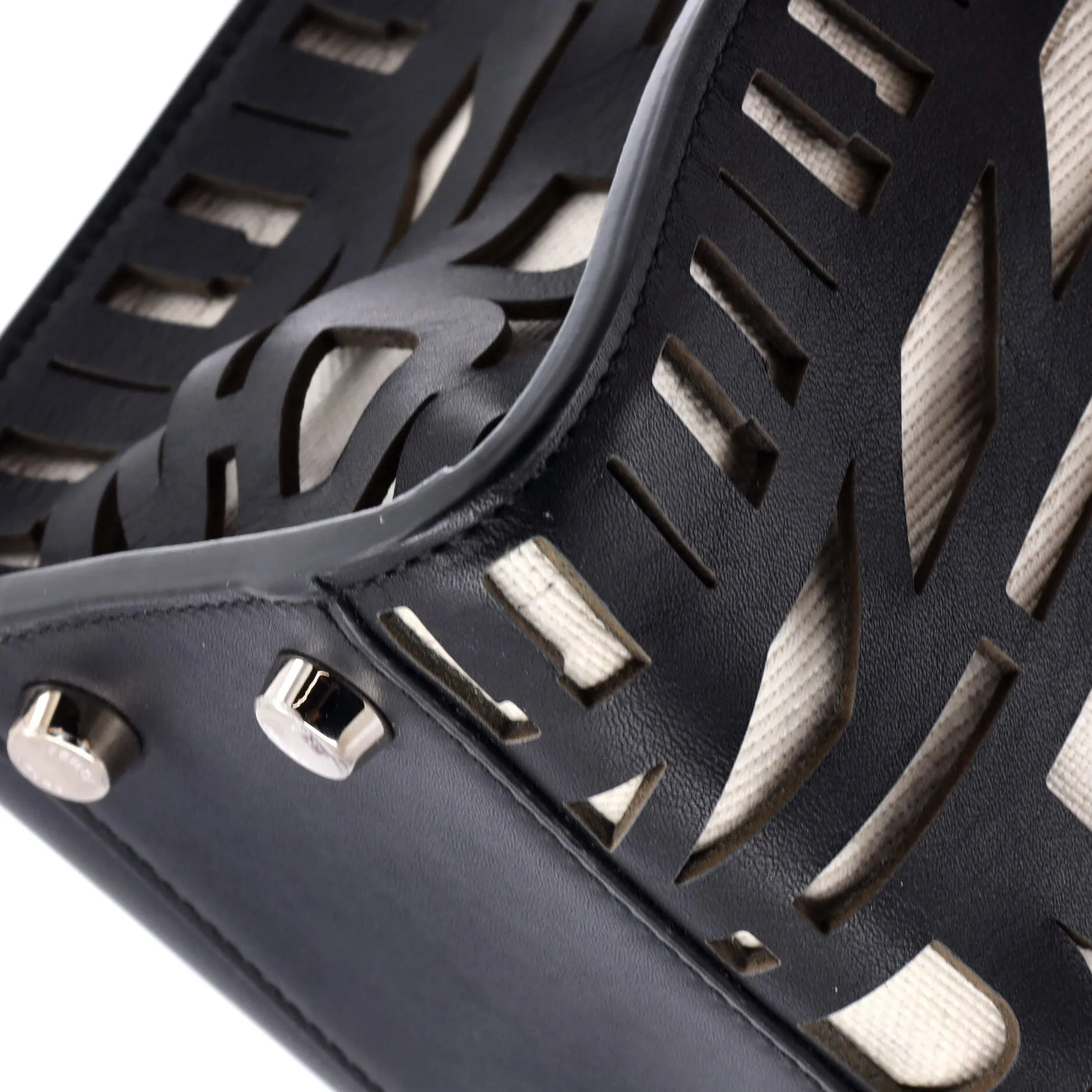 Peekaboo X-Lite Fit Bag Laser Cut Leather and Canvas
