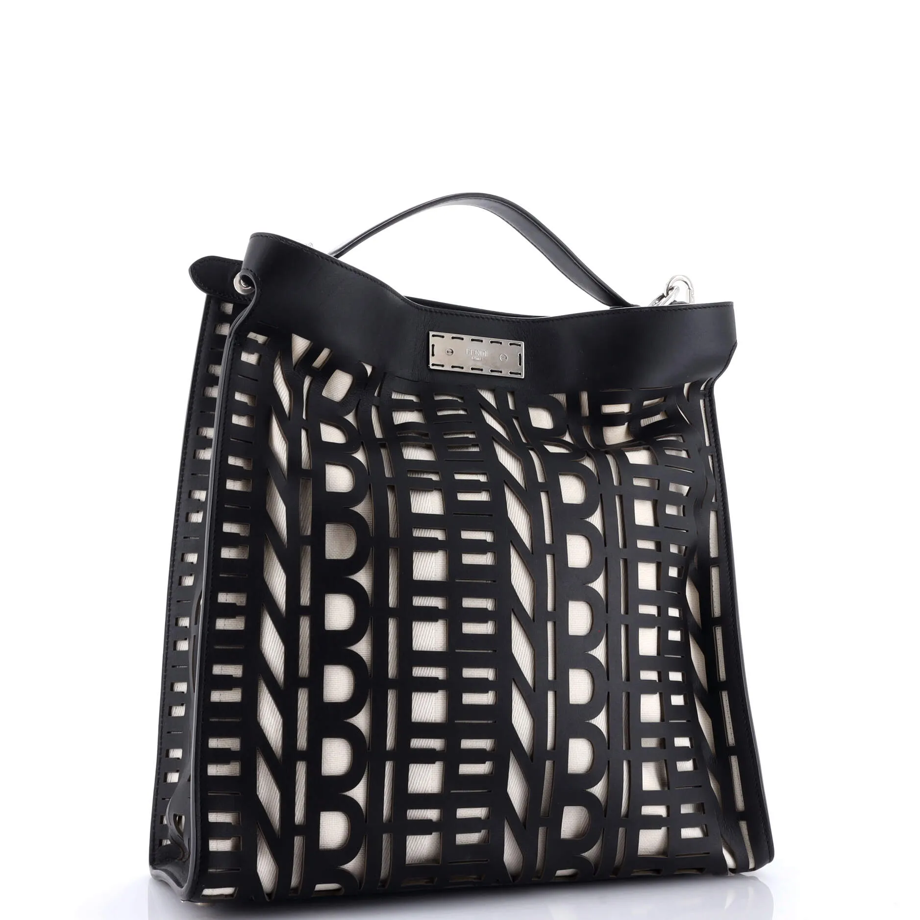 Peekaboo X-Lite Fit Bag Laser Cut Leather and Canvas