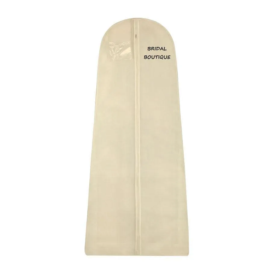 Personalised Wedding Dress Cover Bags with 8" Gusset