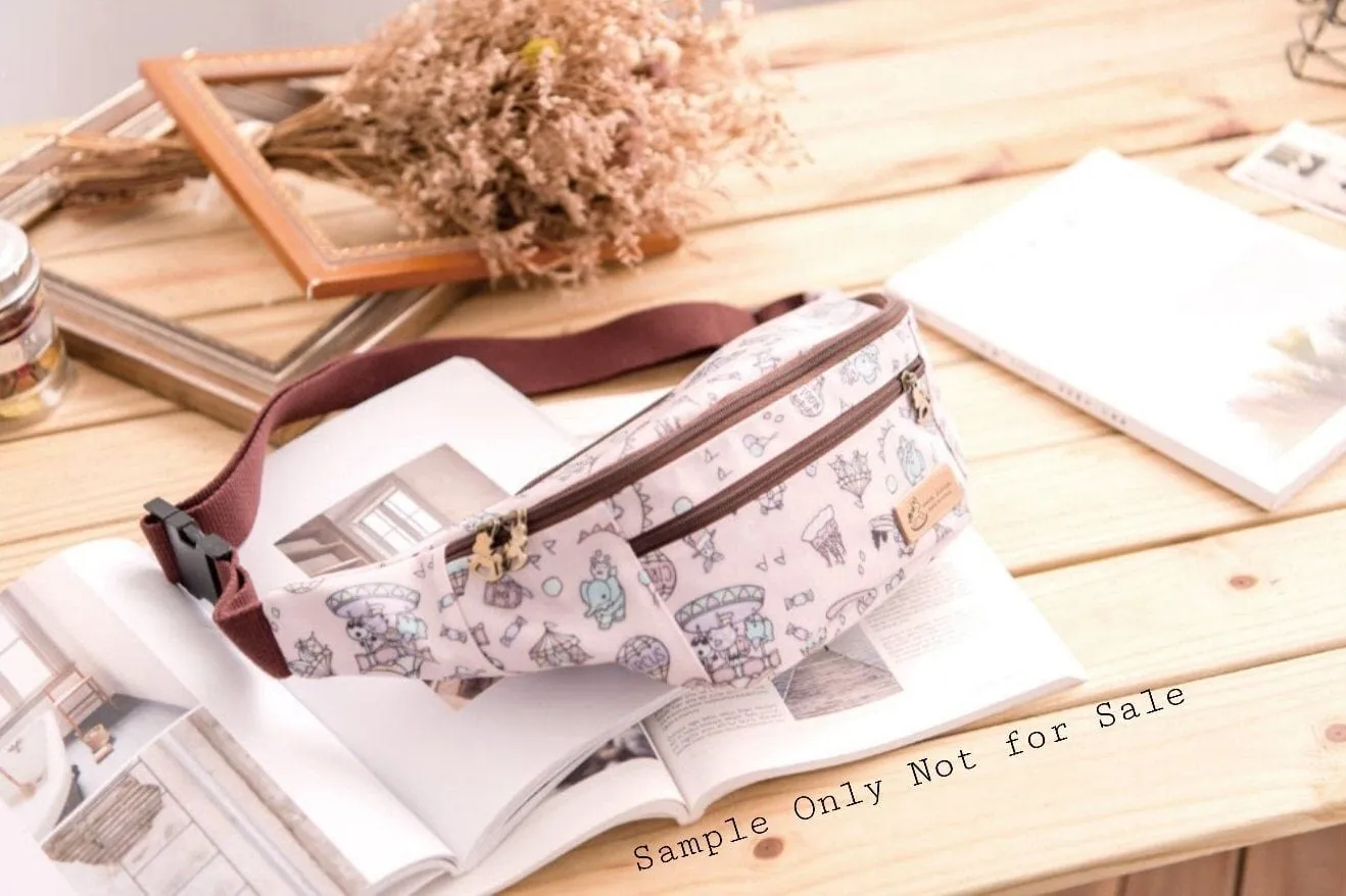 Pink Beer Corgi Fanny Pack