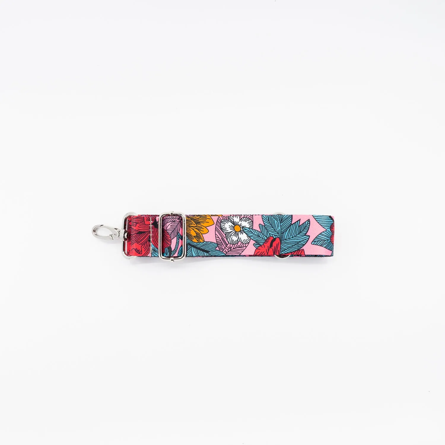Pink Floral Detachable Strap