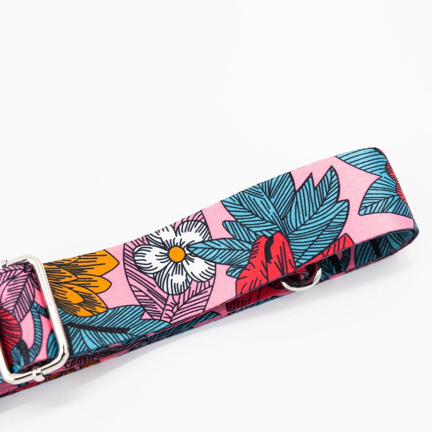 Pink Floral Detachable Strap