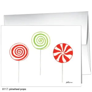 Pinwheel Pops, Greeting Card (8117)