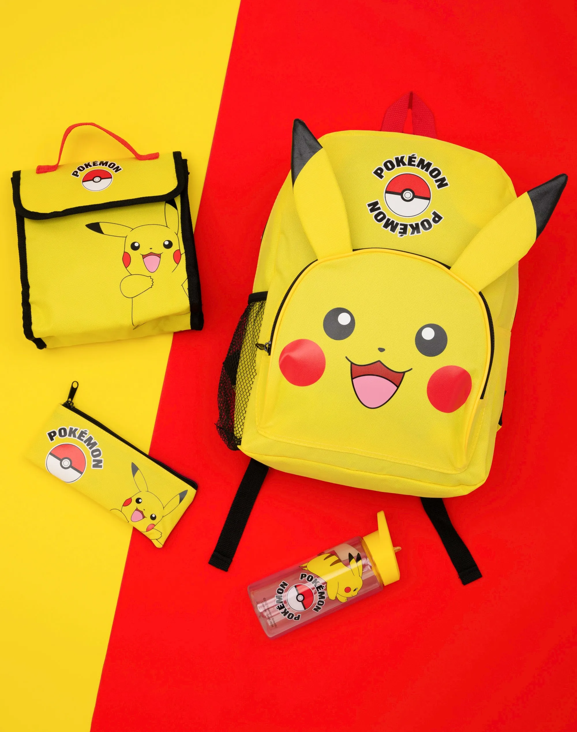 Pokemon 4 Piece Lunch Bag Backpack Set