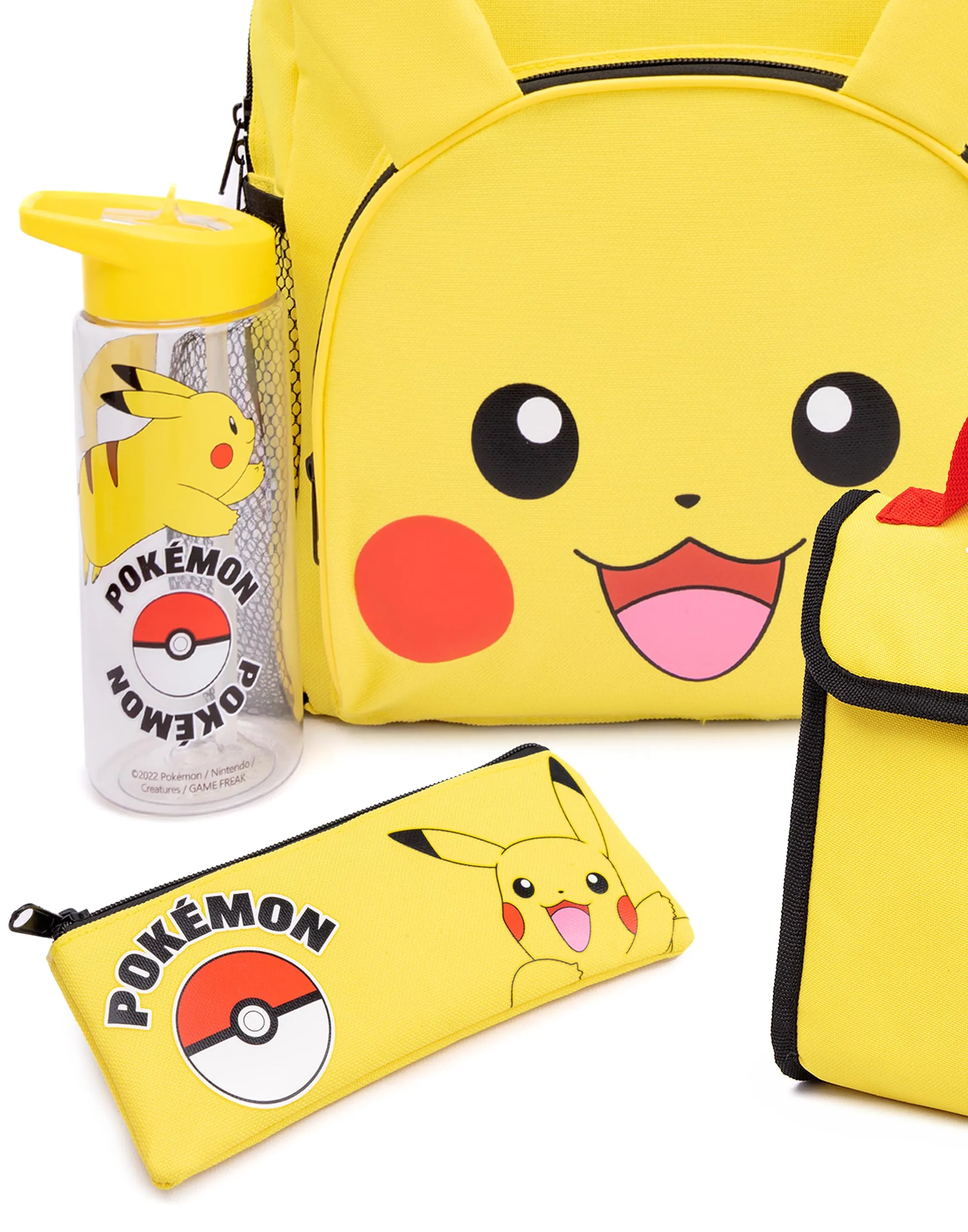 Pokemon 4 Piece Lunch Bag Backpack Set