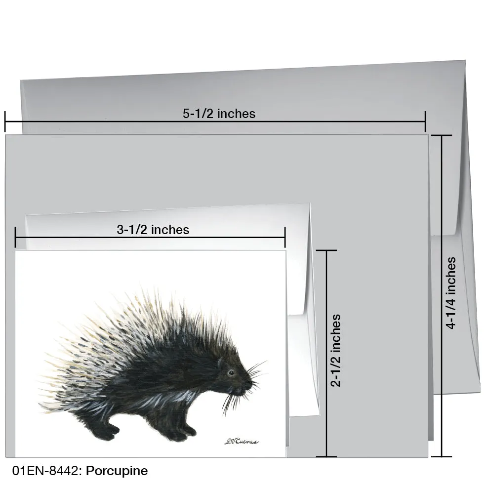 Porcupine, Greeting Card (8442)