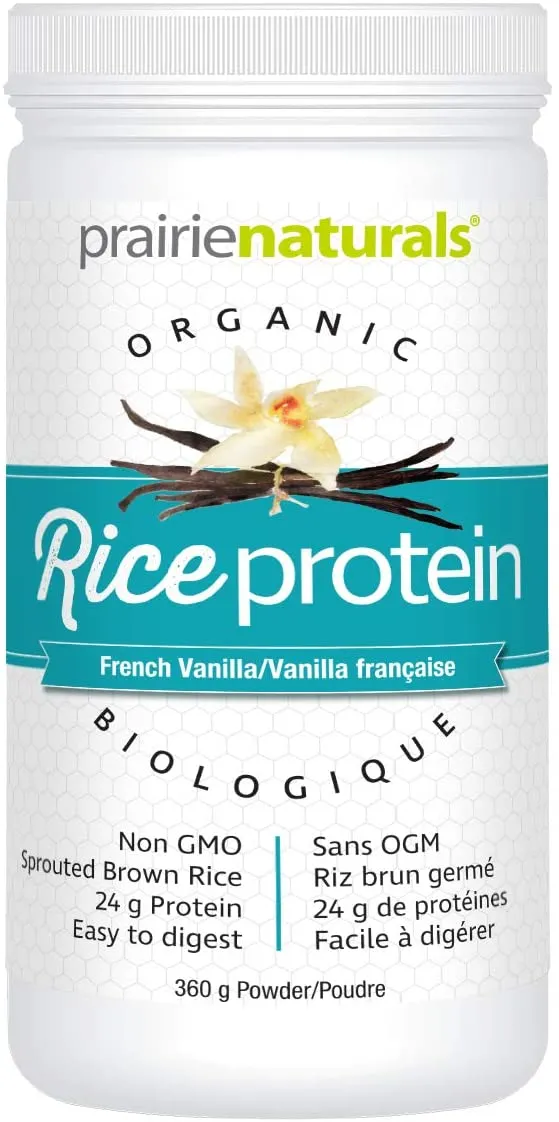 Prairie Naturals Organic Sprouted Brown Rice Protein Vanilla 360g