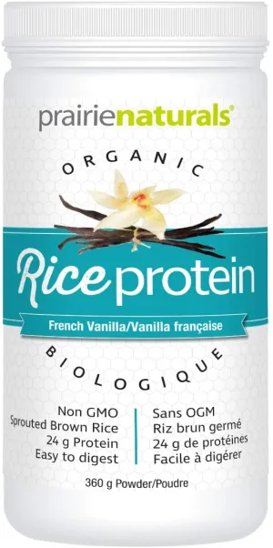 Prairie Naturals Organic Sprouted Brown Rice Protein Vanilla 360g