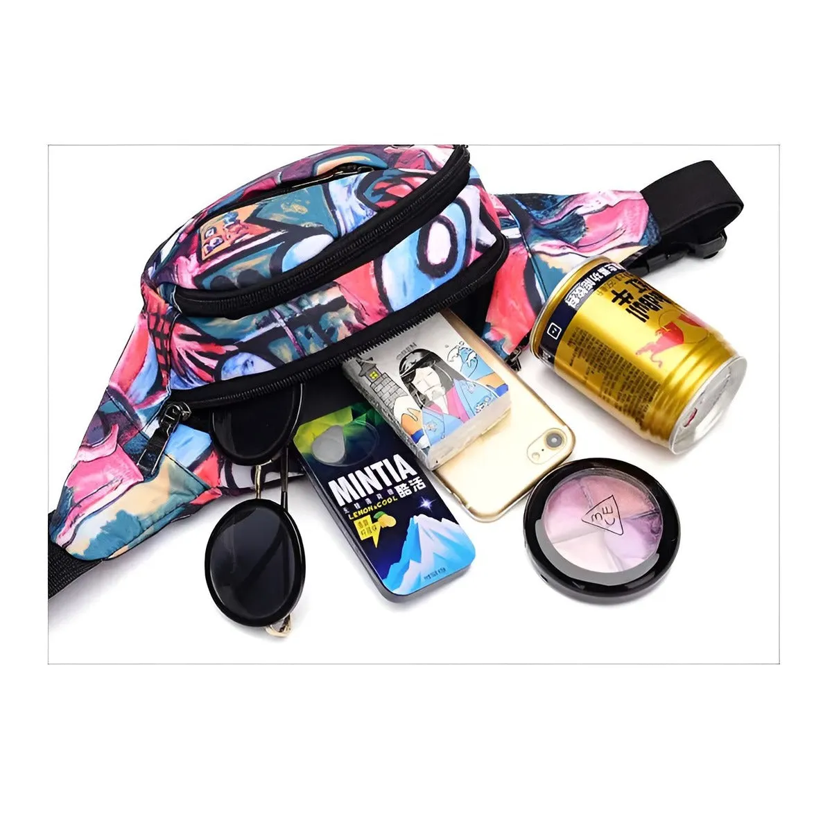 Printed Travel Waist Bags