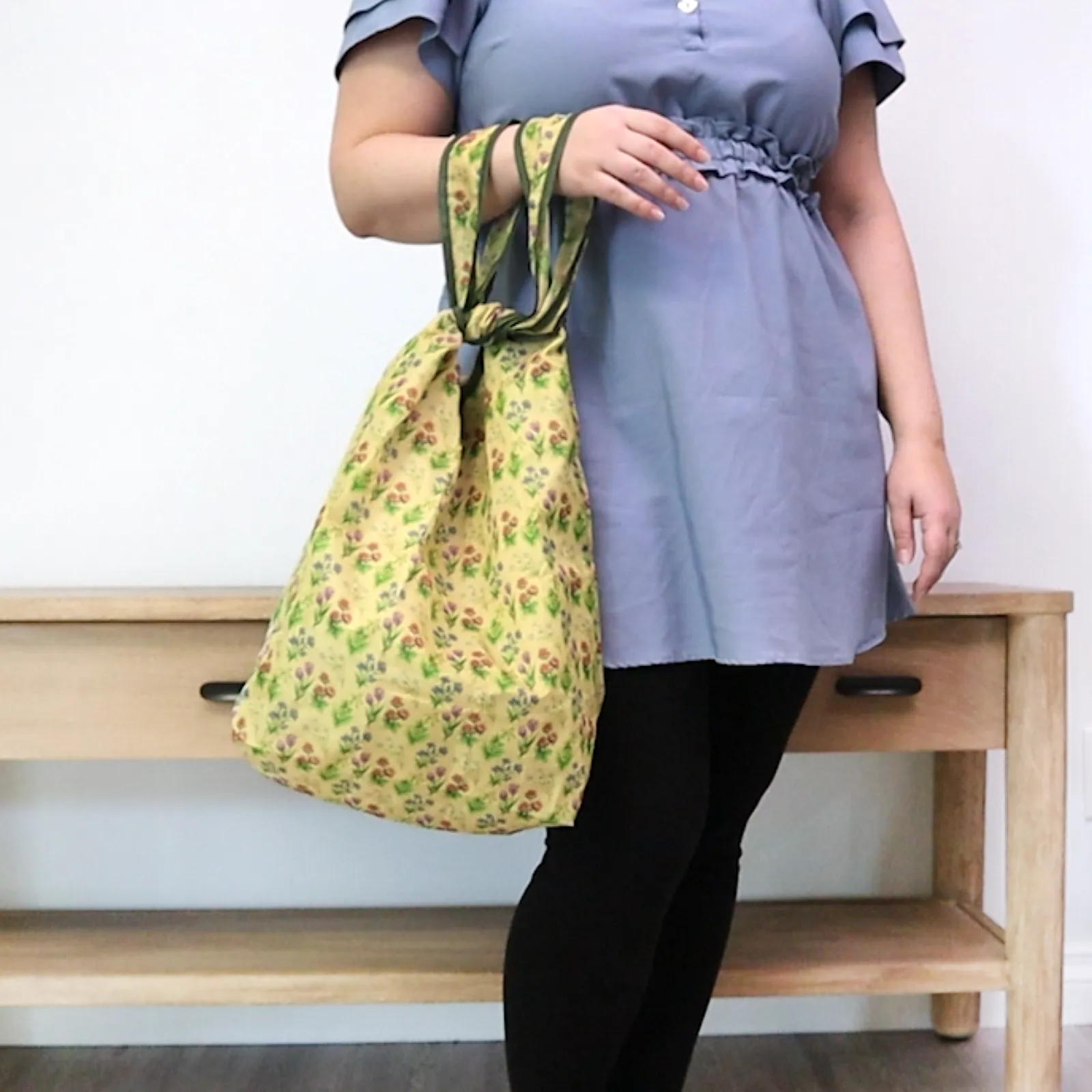 "Dainty Flowers" Reusable Bag Bundle - 4 Pieces