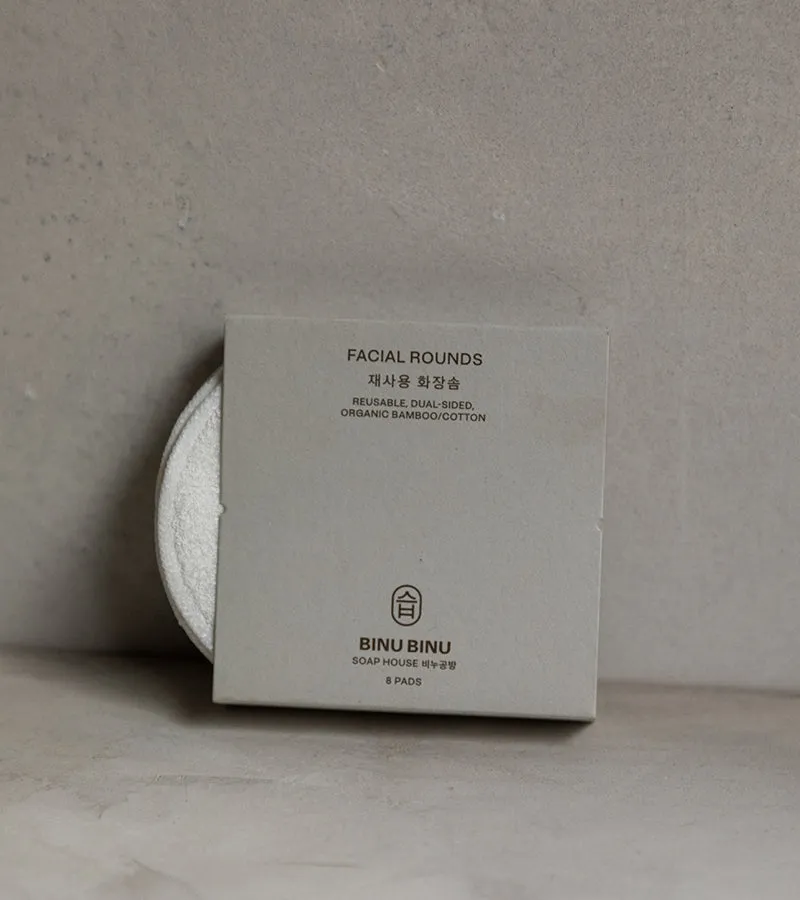 Reusable Cotton & Bamboo Facial Rounds
