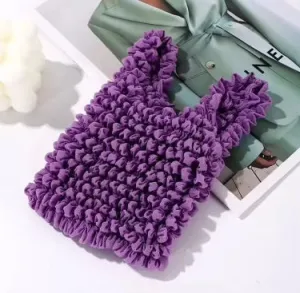Reusable Foldable Shopping Bag - Purple
