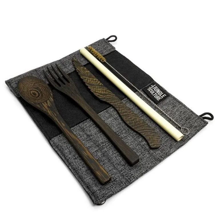 Reusable Wood Utensil Set