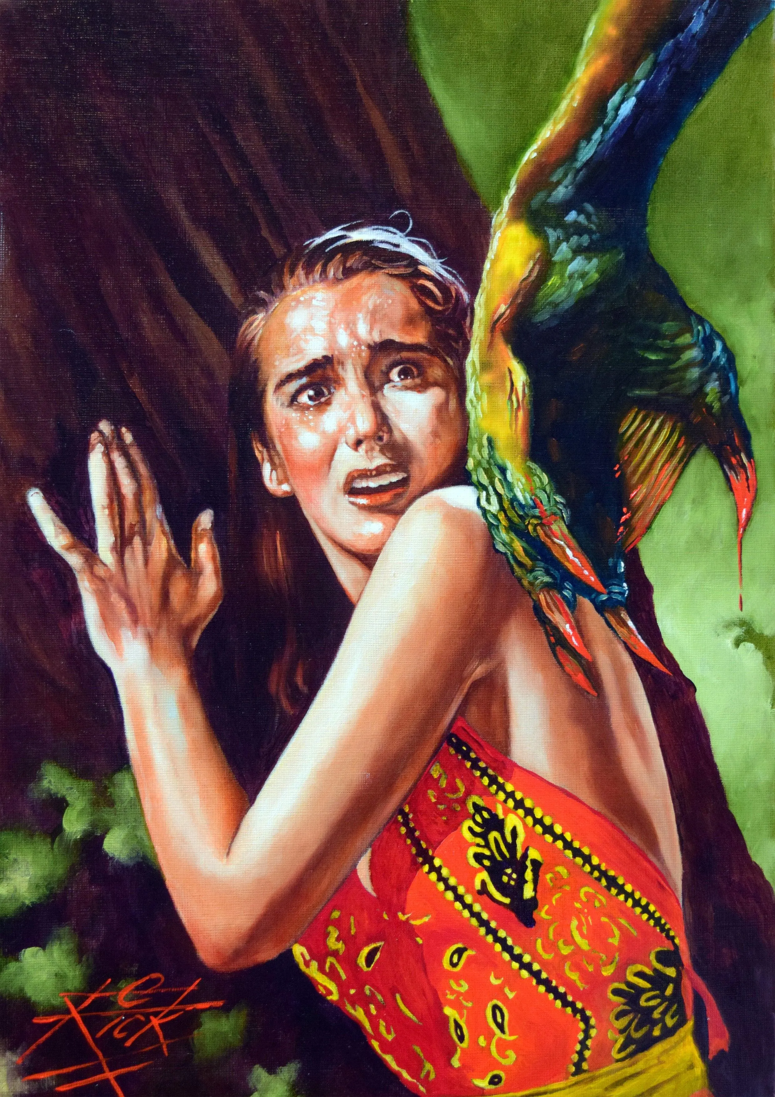 Rick Melton -  - Creature III - Classic Horror - Art Print
