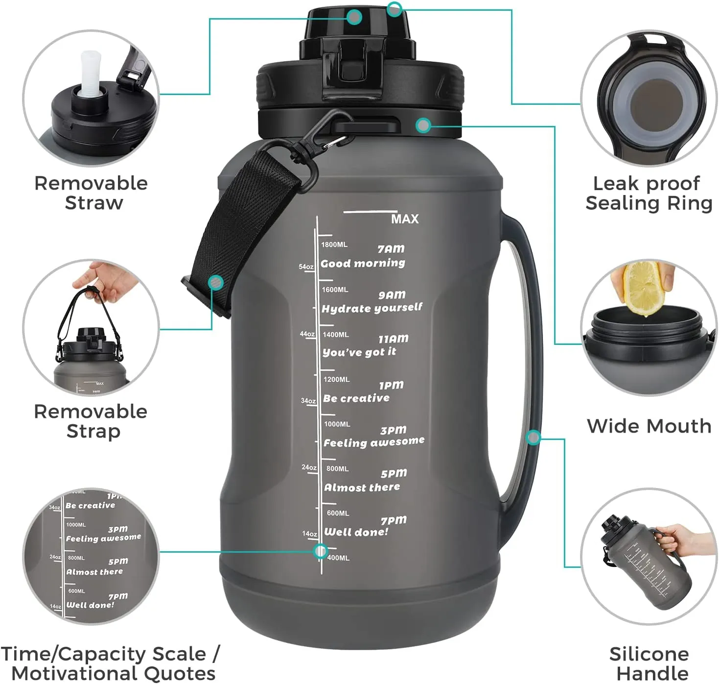 Roll-n-Go H2O - The Collapsible Silicone 2L