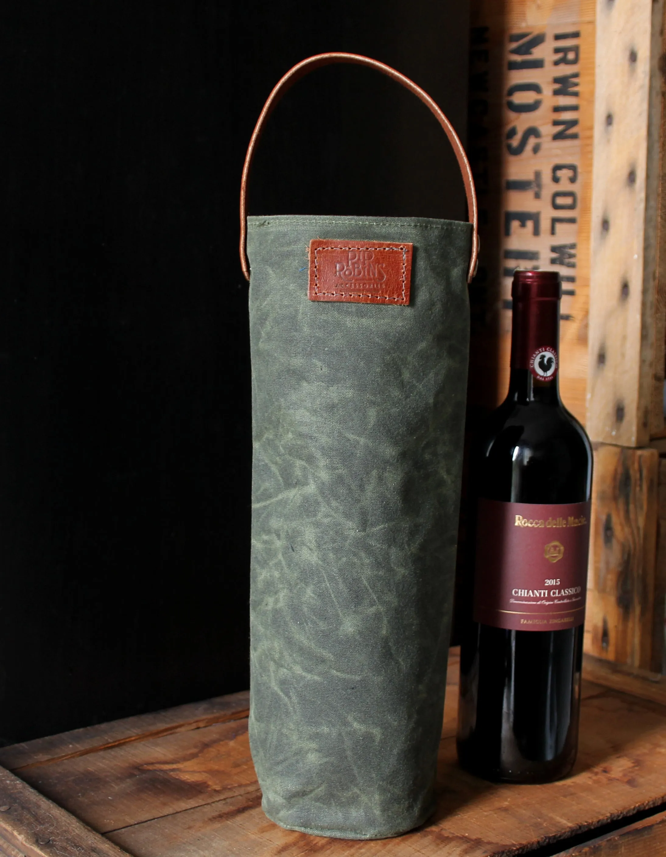 Rose Wine Tote