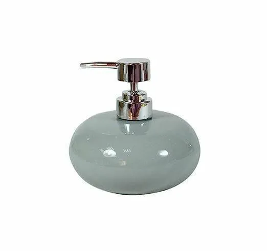 Round Ceramic Soap Dispenser
