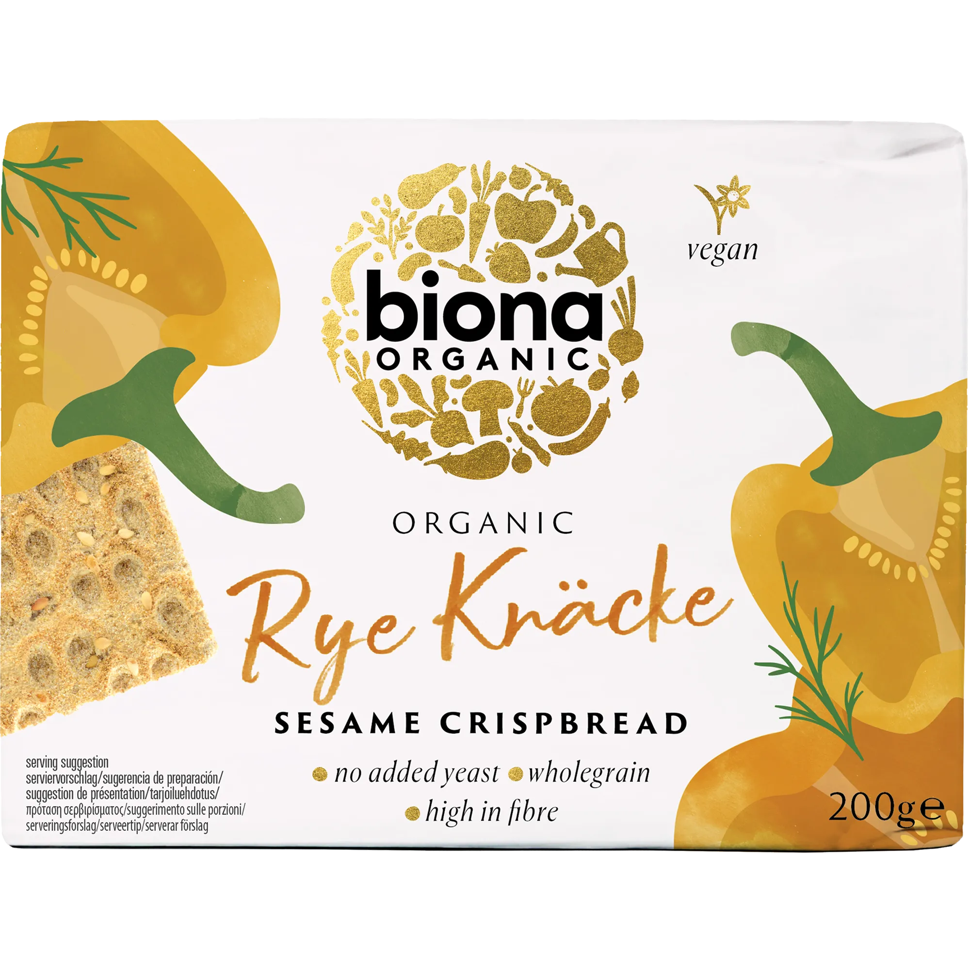 RYE KNÄCKE - SESAME CRISPBREAD