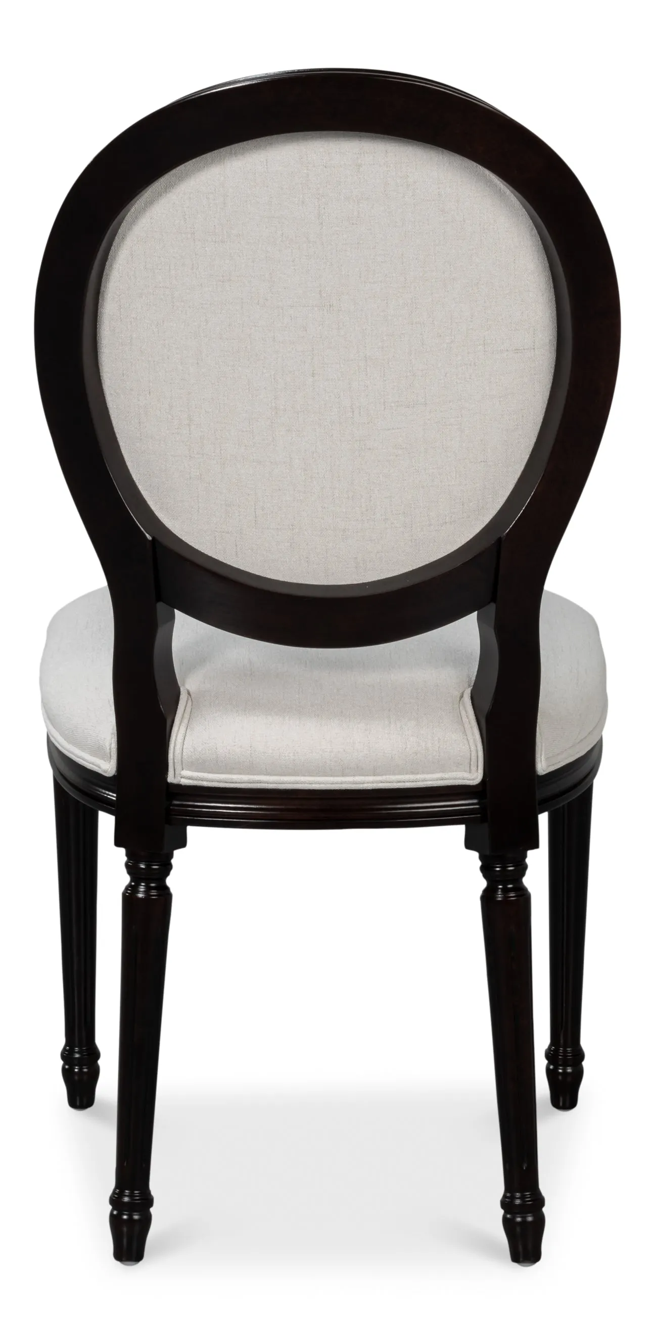 Sarreid - Oval Side Chair - Brown - Traditional - set of 2