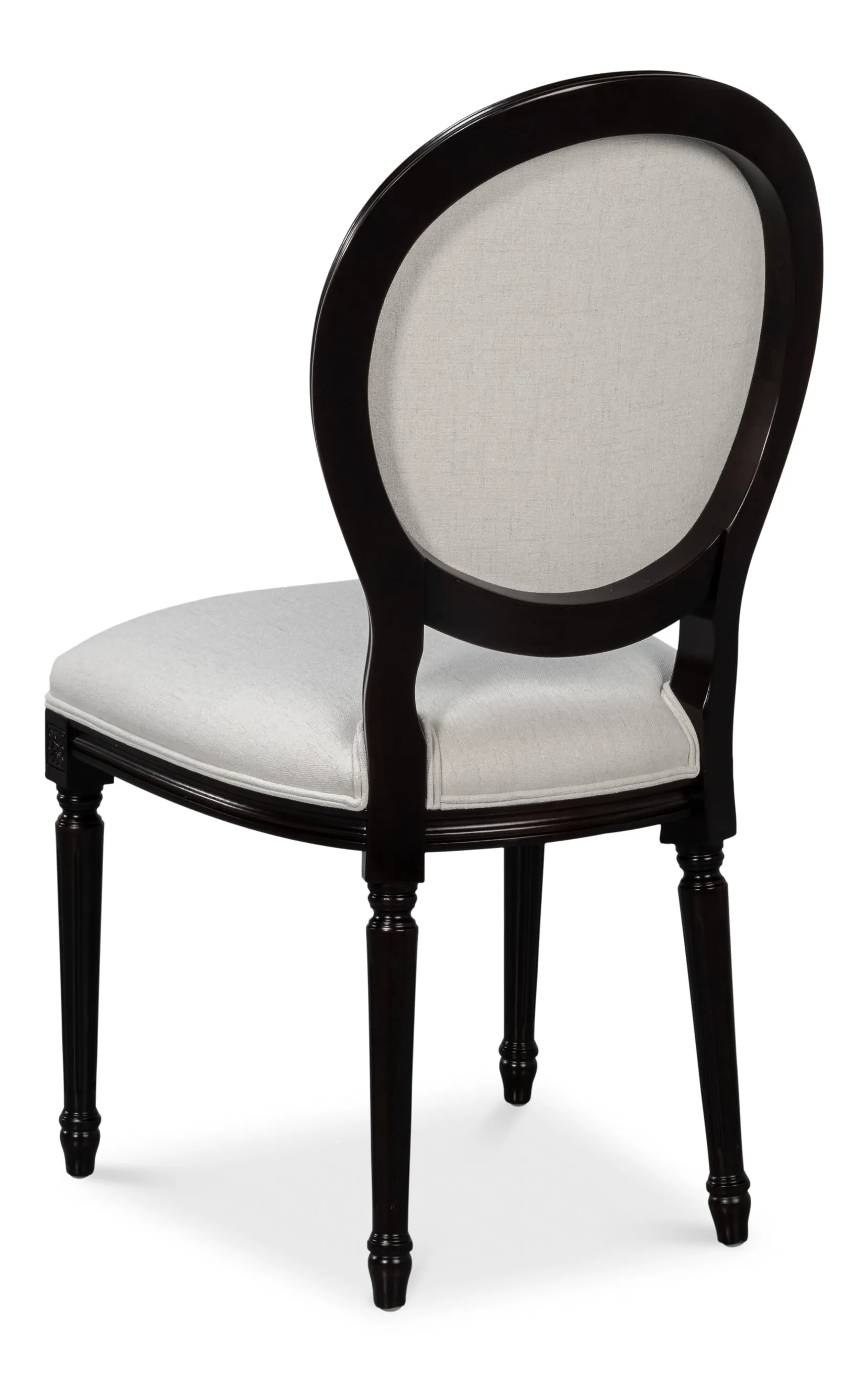 Sarreid - Oval Side Chair - Brown - Traditional - set of 2