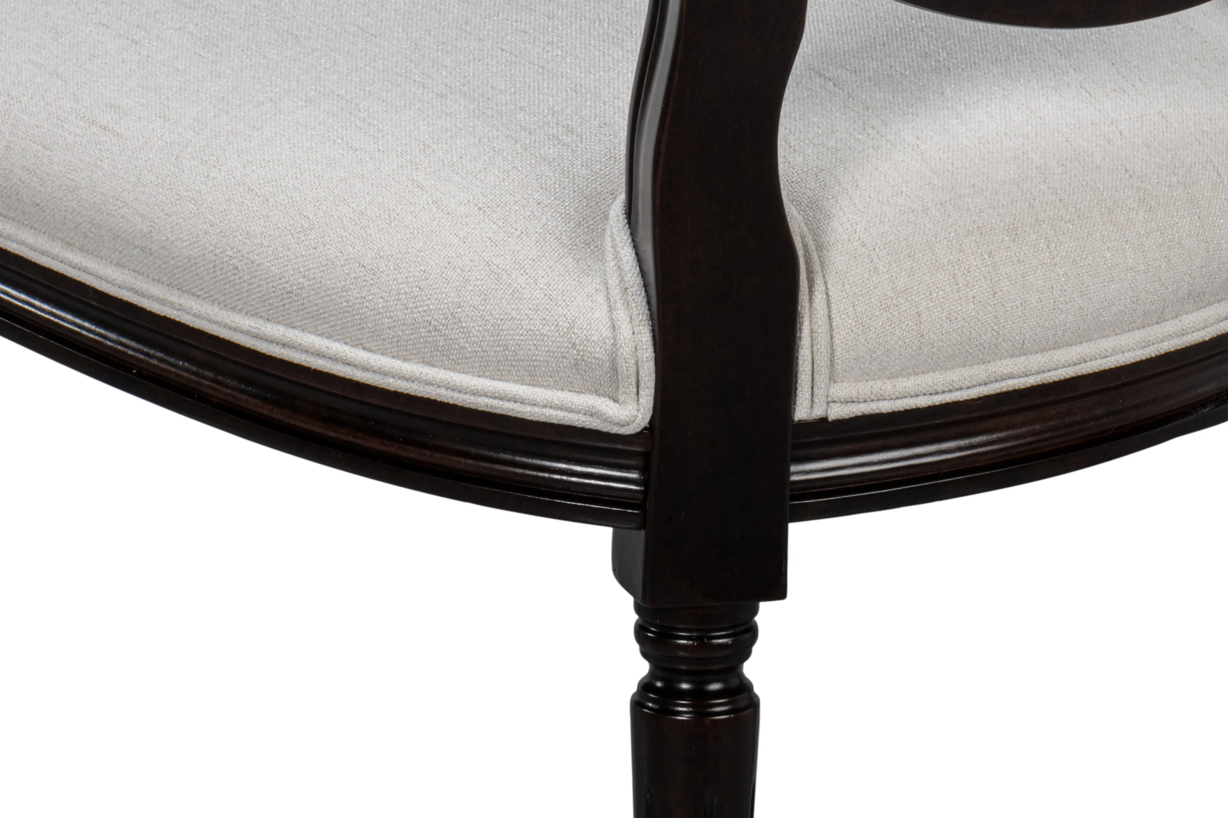 Sarreid - Oval Side Chair - Brown - Traditional - set of 2