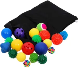 Sensory Ball Pk20 Assorted