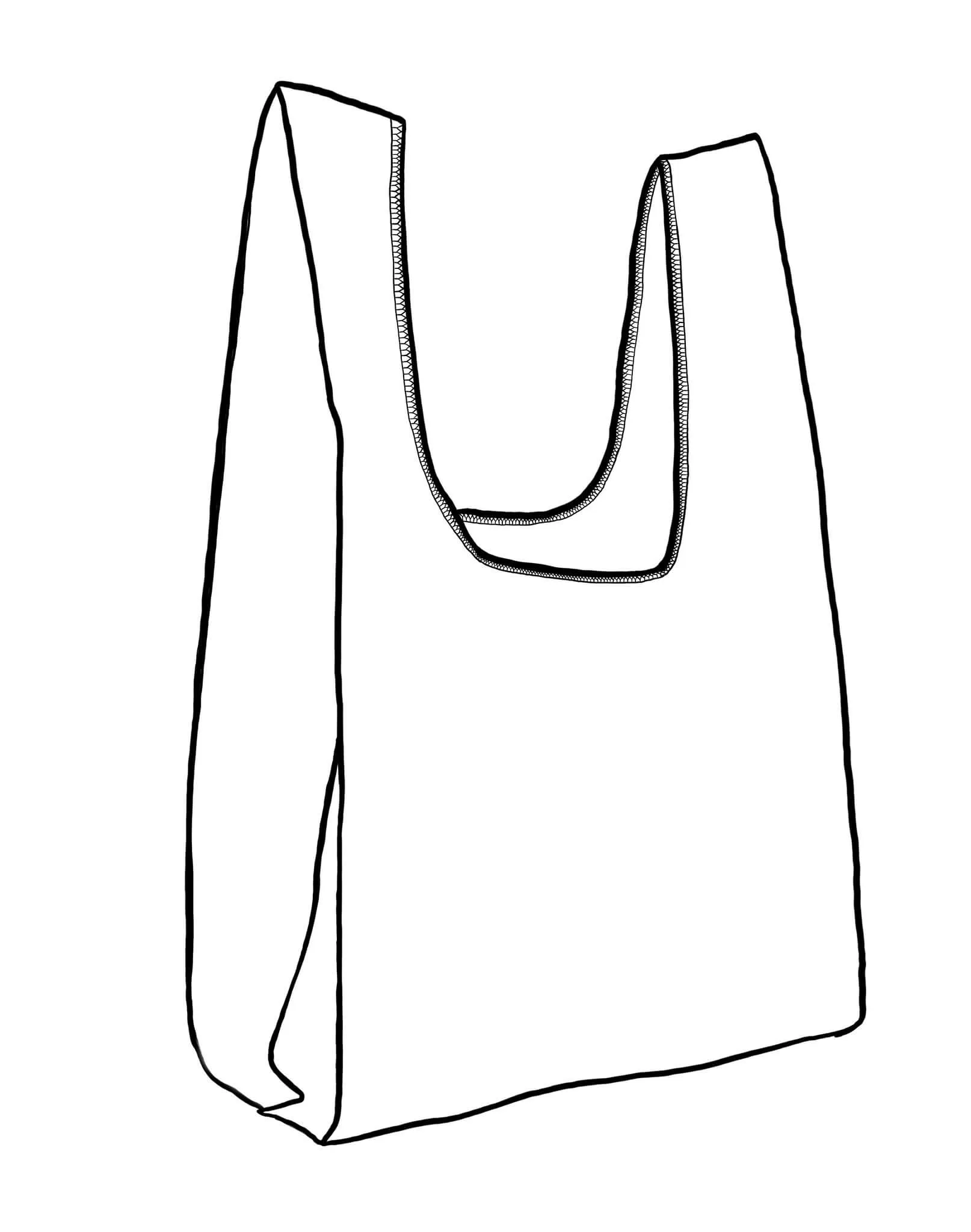 Shopping Bag - Ikat vintage fabric