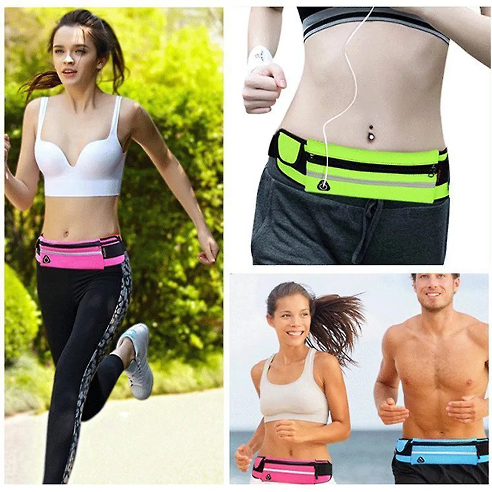 Slim Fitness Waist Bag with Pocket – Perfect for Running, Hiking, Cycling, and Gym Workouts!