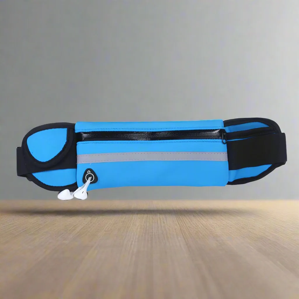 Slim Fitness Waist Bag with Pocket – Perfect for Running, Hiking, Cycling, and Gym Workouts!
