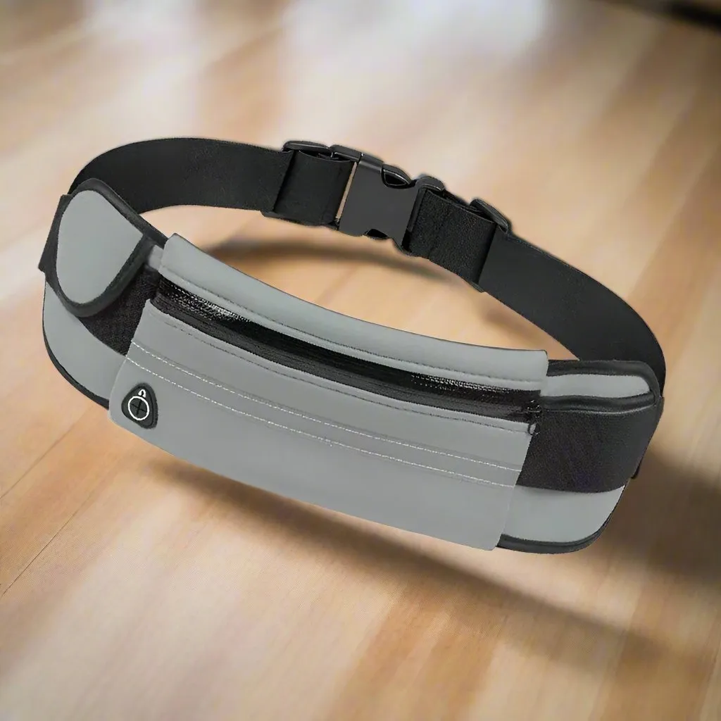 Slim Fitness Waist Bag with Pocket – Perfect for Running, Hiking, Cycling, and Gym Workouts!
