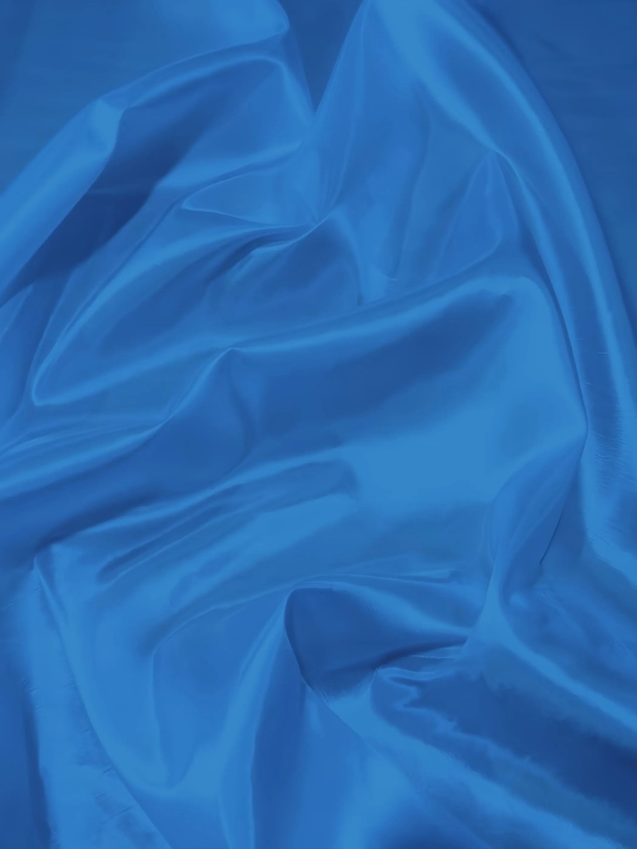 Solid Polyester Taffeta 58"/60" Fabric / Cobalt / Sold By The Yard