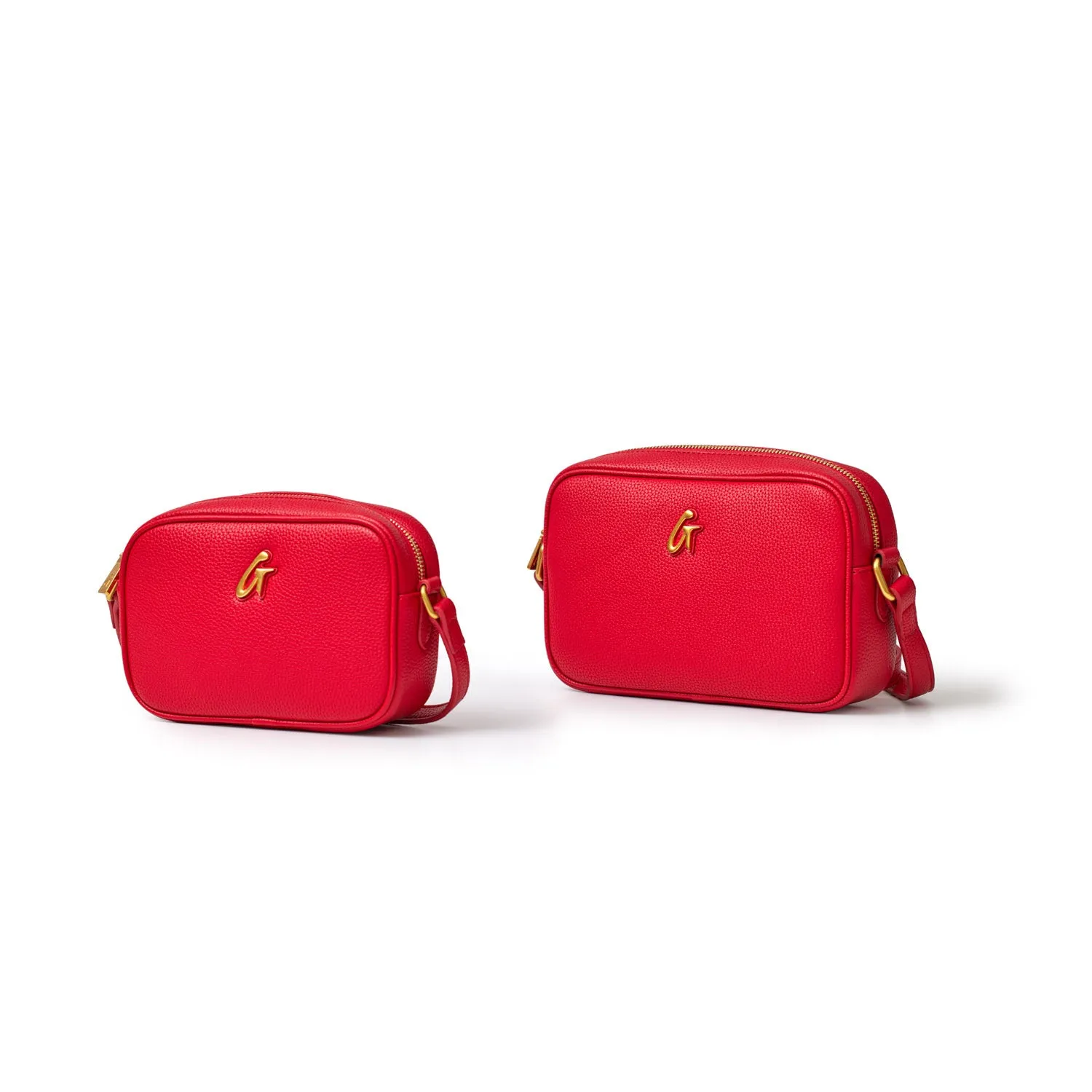 STANDARD PEBBLE CAMERA BAG - RED