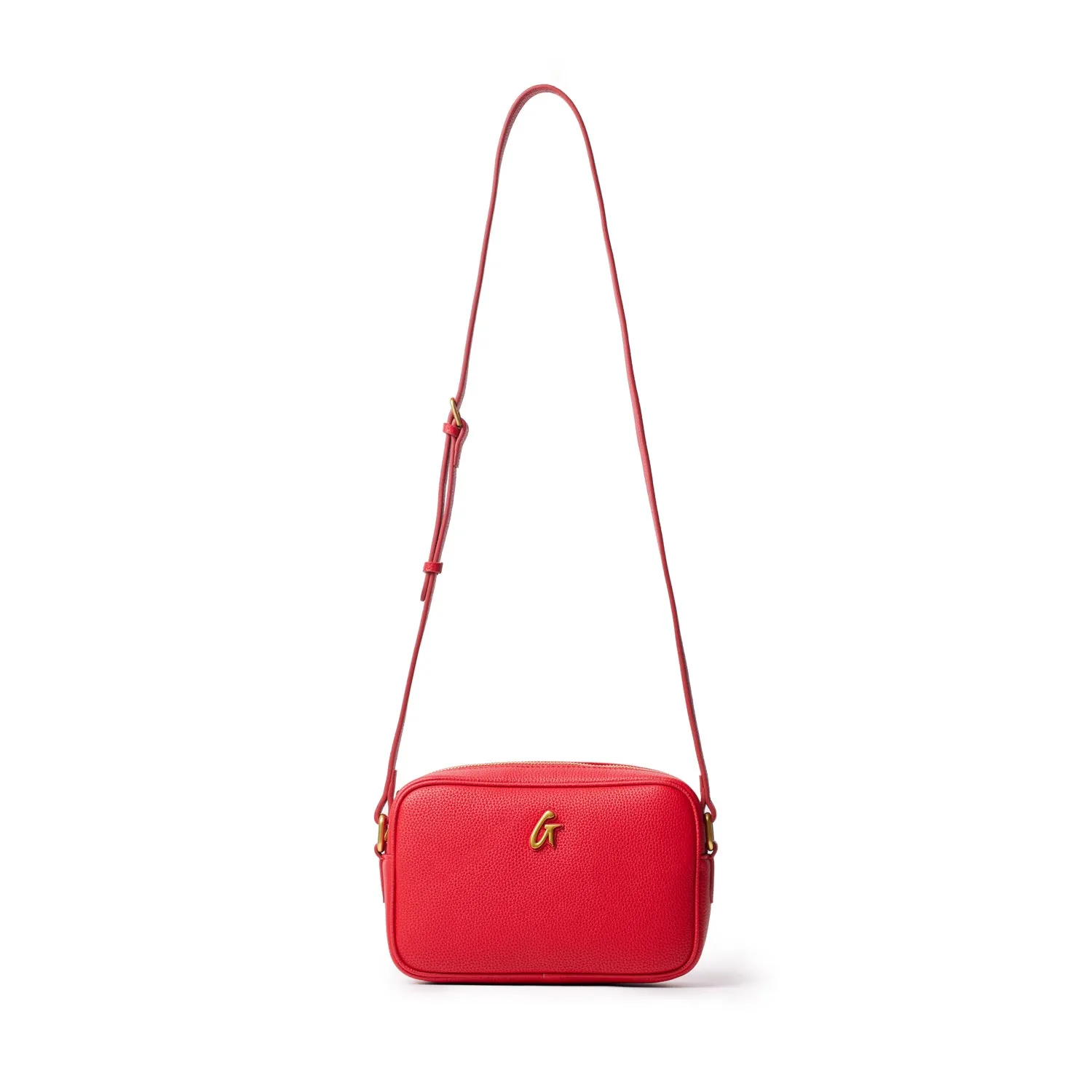 STANDARD PEBBLE CAMERA BAG - RED